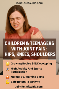 children teenagers joint pain hips knees shoulders-pin