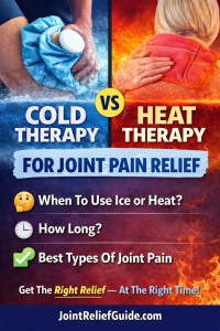 cold therapy vs heat therapy for joint pain relief