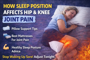 how sleep position affects hip and knee joint pain
