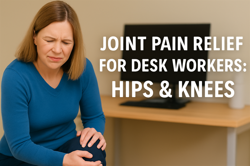 joint pain relief hips knees for desk workers