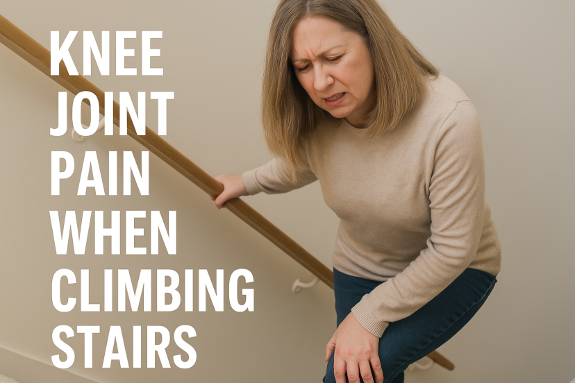knee joint pain when climbing stairs