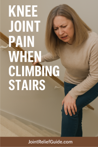 knee joint pain when climbing stairs-pin