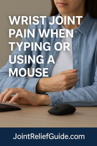 wrist joint pain when typing or using mouse-pin