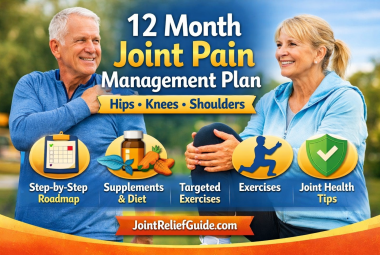 12 month joint pain management plan hips knees shoulders