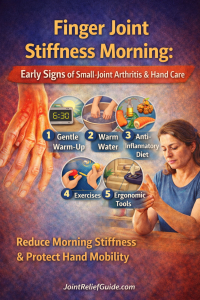 finger joint stiffness morning-pin